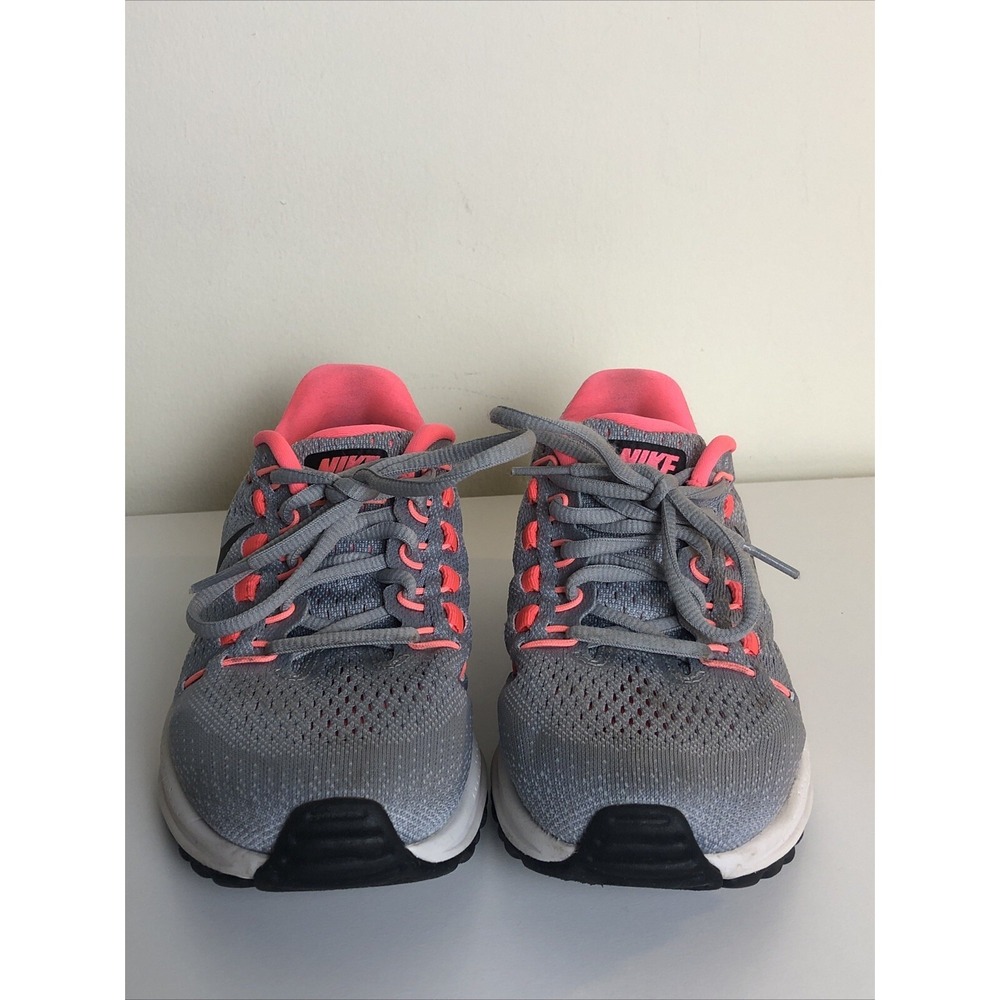 Womens Grey/Pink/Peach Nike Zoom Vomero 12 Running/Walking Shoes Size 6 No Box